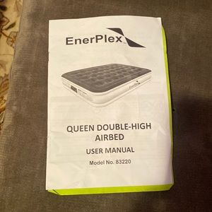 Brand new never used EnerPlex Queen Double-High Airbed